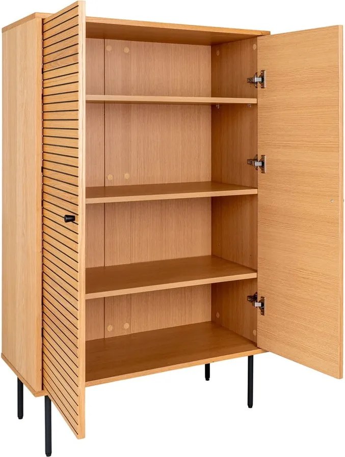 Skrinka v dekore duba v prírodnej farbe 80x130 cm Kyoto – House Nordic