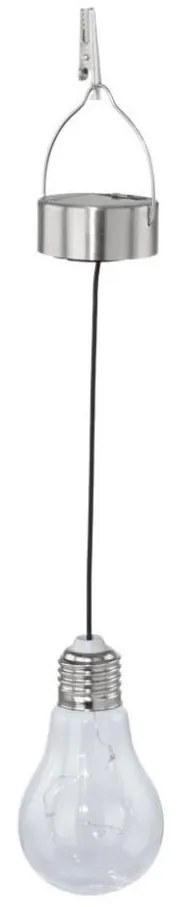 Eglo 48514 - LED solárne závesné svietidlo so senzorom LED/0,06W/1,2V IP44 chróm 48514