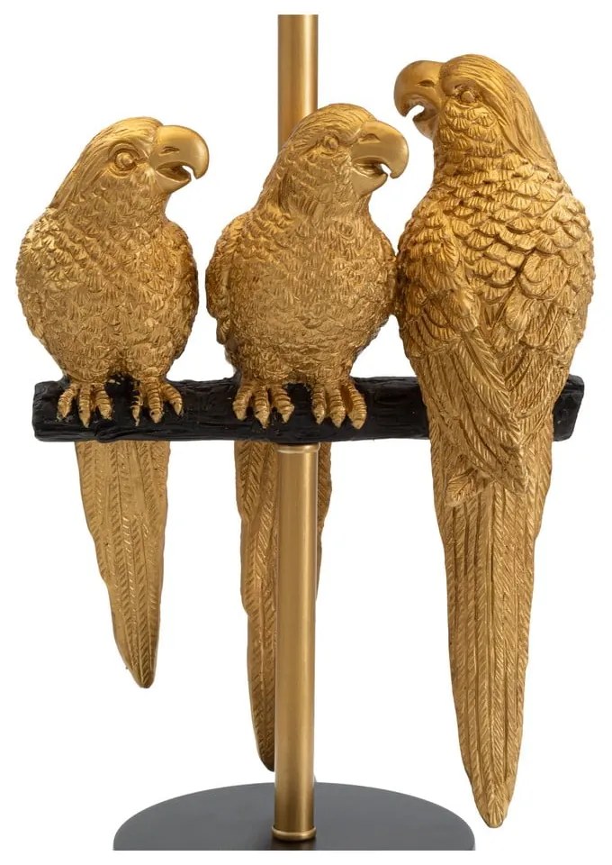 Čierna stolová lampa Mauro Ferretti Parrots