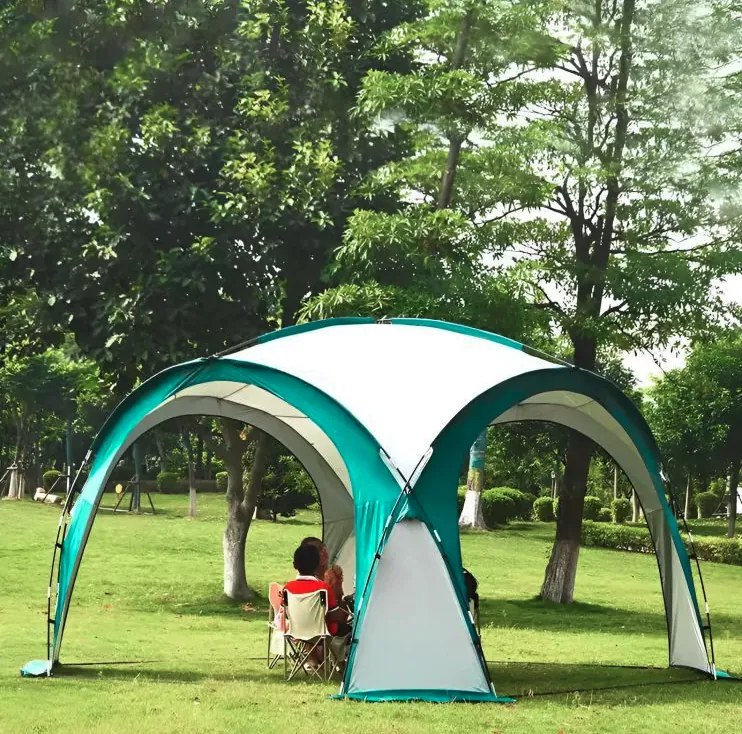 Pavilónový stan na záhradný piknik 3,5 x 3,5 m zelený