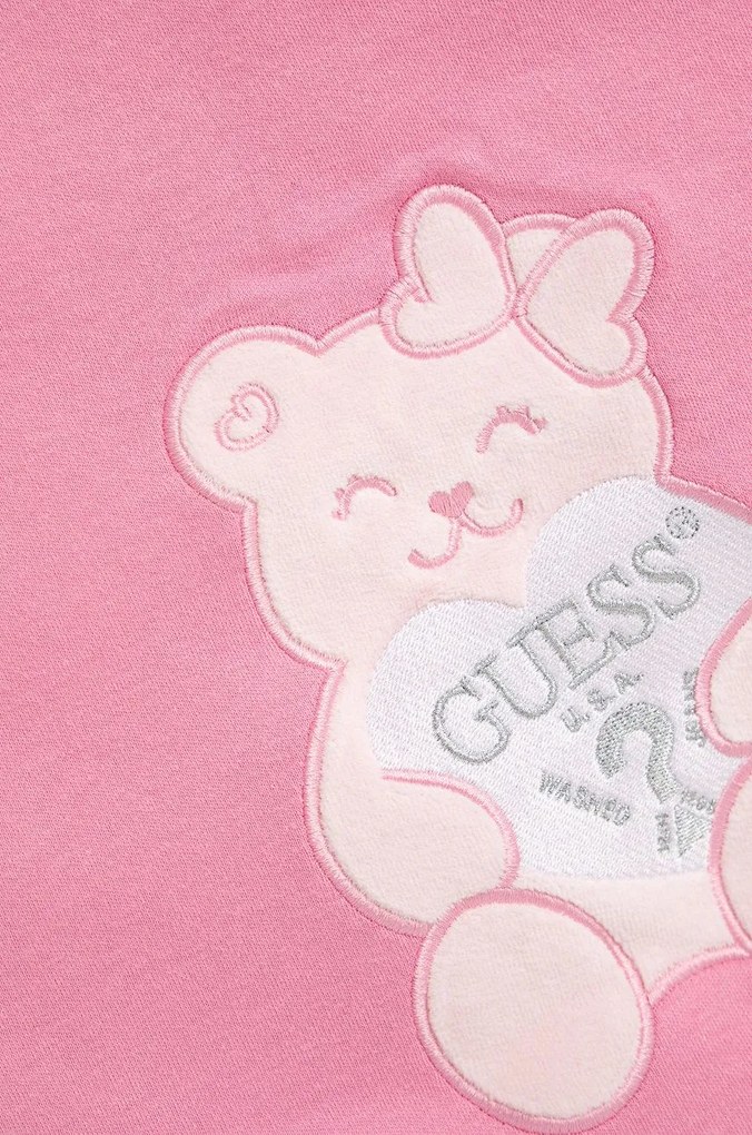 Detská zavinovačka Guess ružová farba