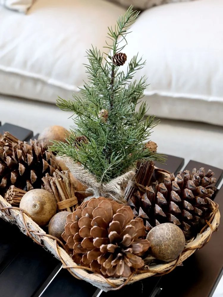 2ks dekoračný podnos z brezovej kôry Birch Tray - 35*23*6 cm