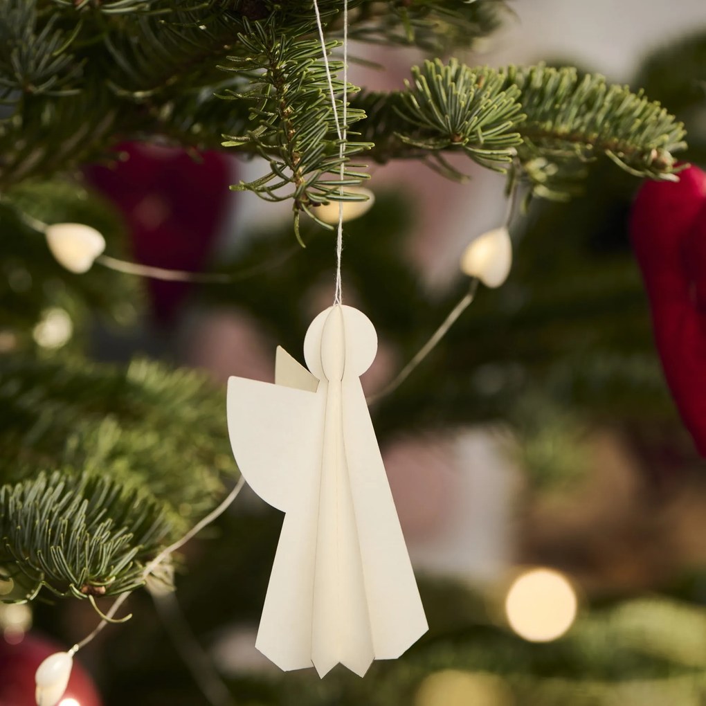 Ib Laursen Papierová vianočná ozdoba Angel 3D – set 3 ks