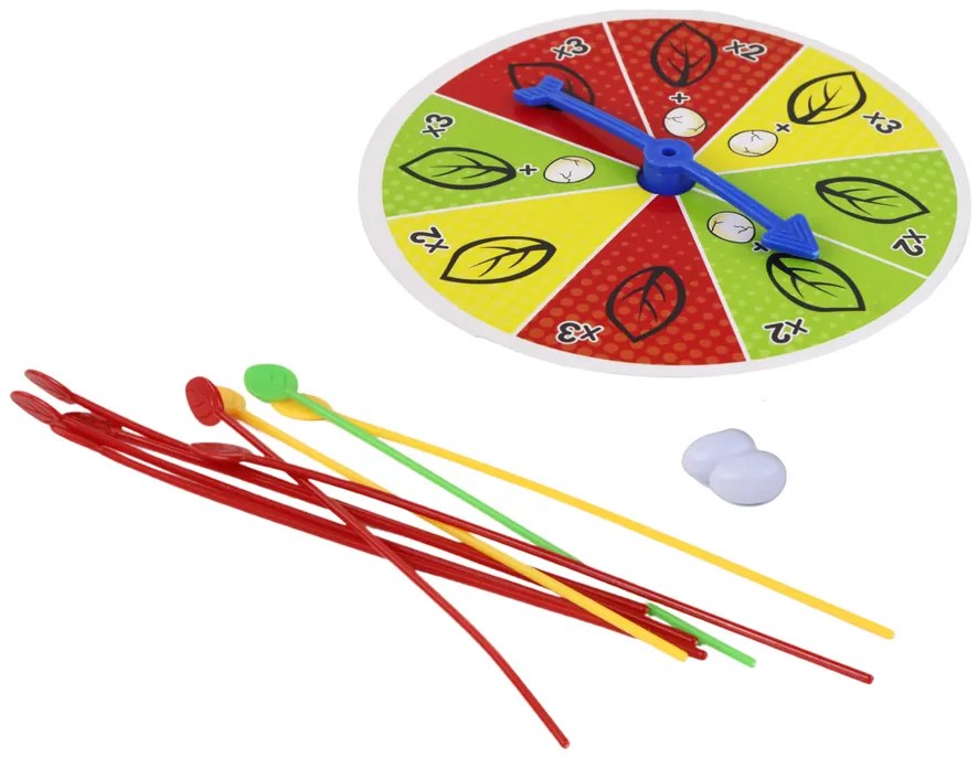LEAN TOYS Arkádová rodinná hra - Postavte si kuracie hniezdo s palicami
