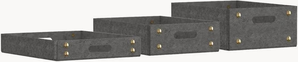 Úložné škatule Mon, 3 ks