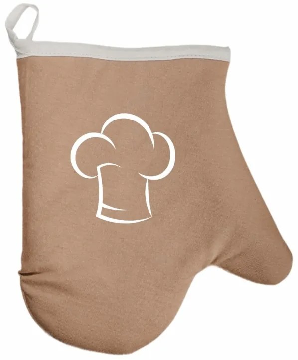 Kuchynská rukavica Chef EMI, hnedá