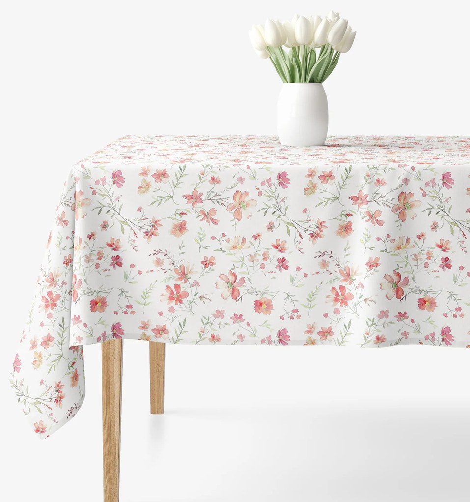 Goldea hranatý obrus valencia - lúčne kvety 80 x 80 cm