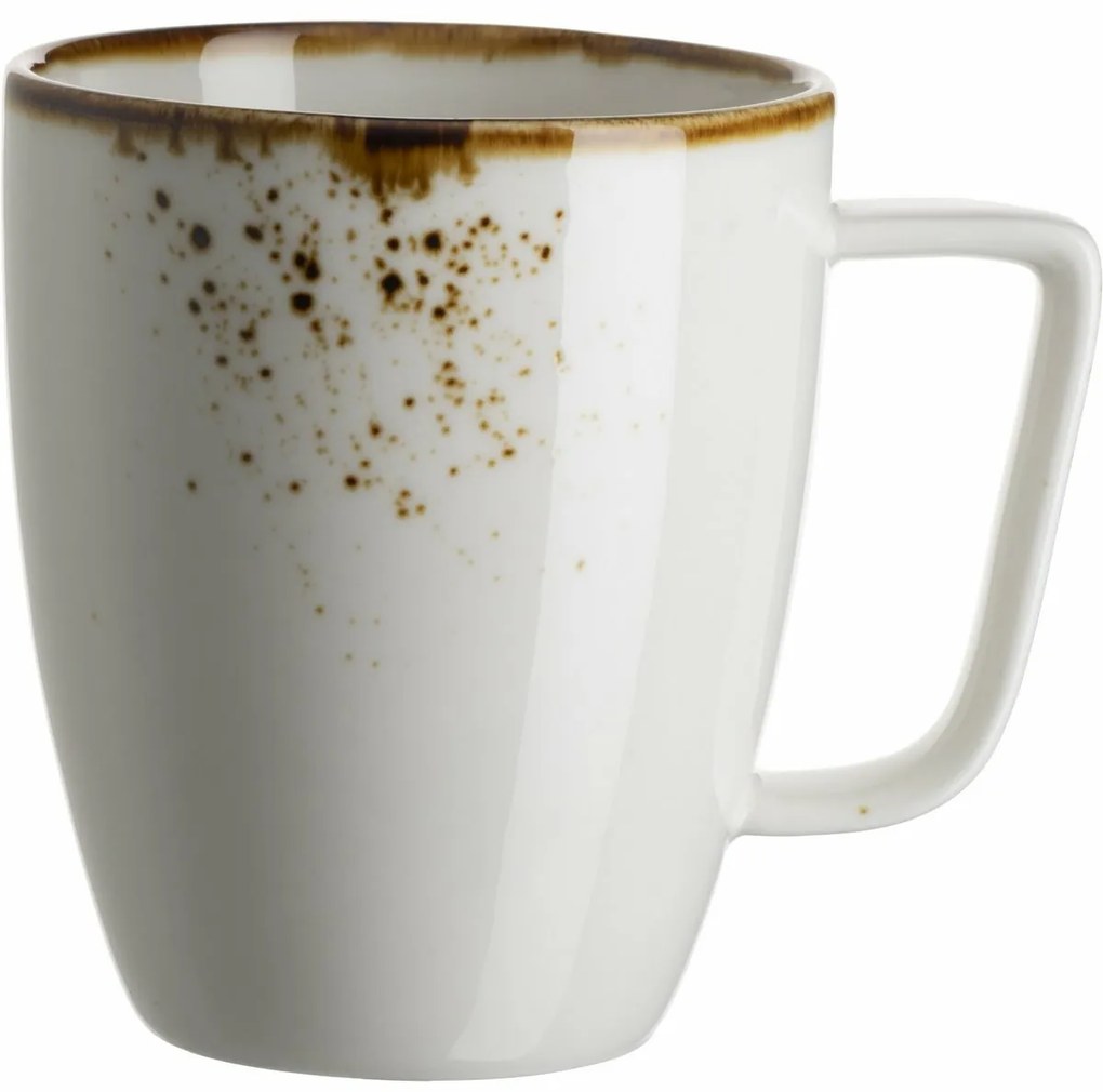 Mäser Hrnček na kávu Pintar White brown dots 370ml