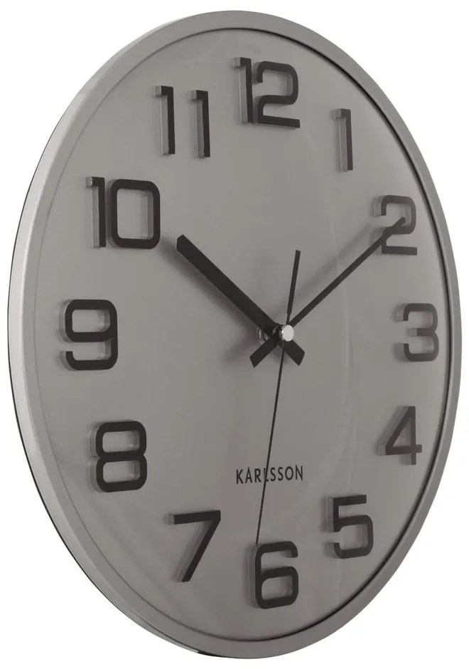 Nástenné hodiny ø 30,5 cm 3D Numbers – Karlsson