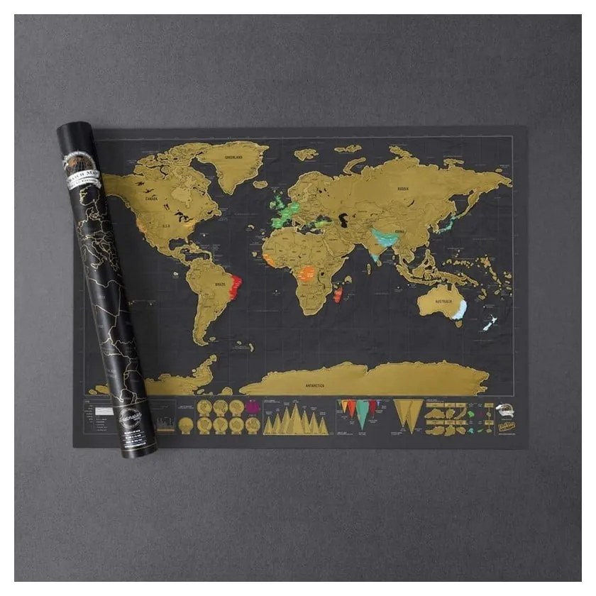 Zotieracia mapa sveta Ambiance Travelling