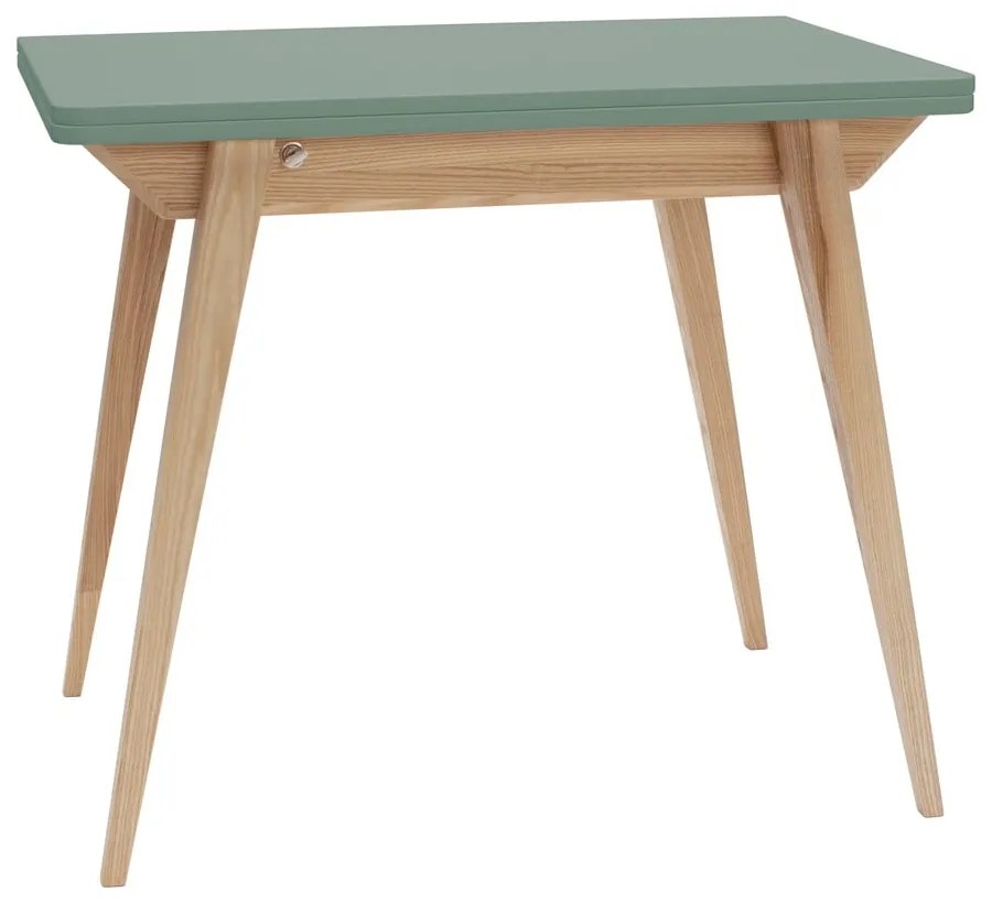 Rozkladací jedálenský stôl so zelenou doskou 65x90 cm Envelope – Ragaba