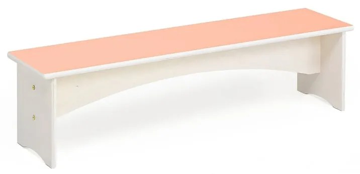 Lavica SIGGE, 1200x300x300 mm, oranžová