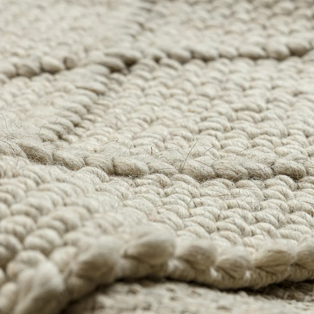 Kusový koberec Tahar 99001B cream, 160x240, biela, obývacia izba, Dywany Łuszczów