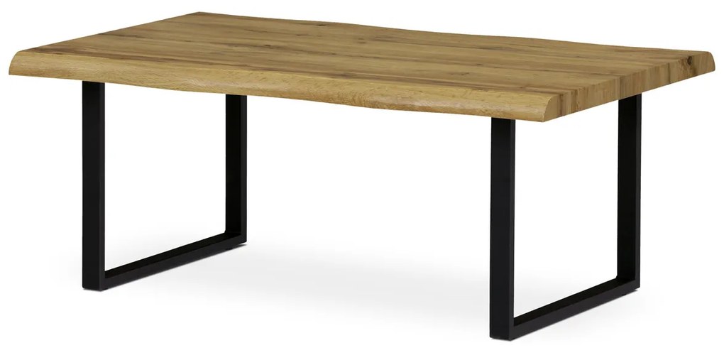 Robustný konferenčný stôl v dekore divoký dub, 110 x 70 x 45 cm