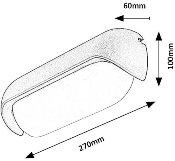 Rabalux 77041 - LED Vonkajšie nástenné svietidlo HULST LED/13W/230V IP54 antracit