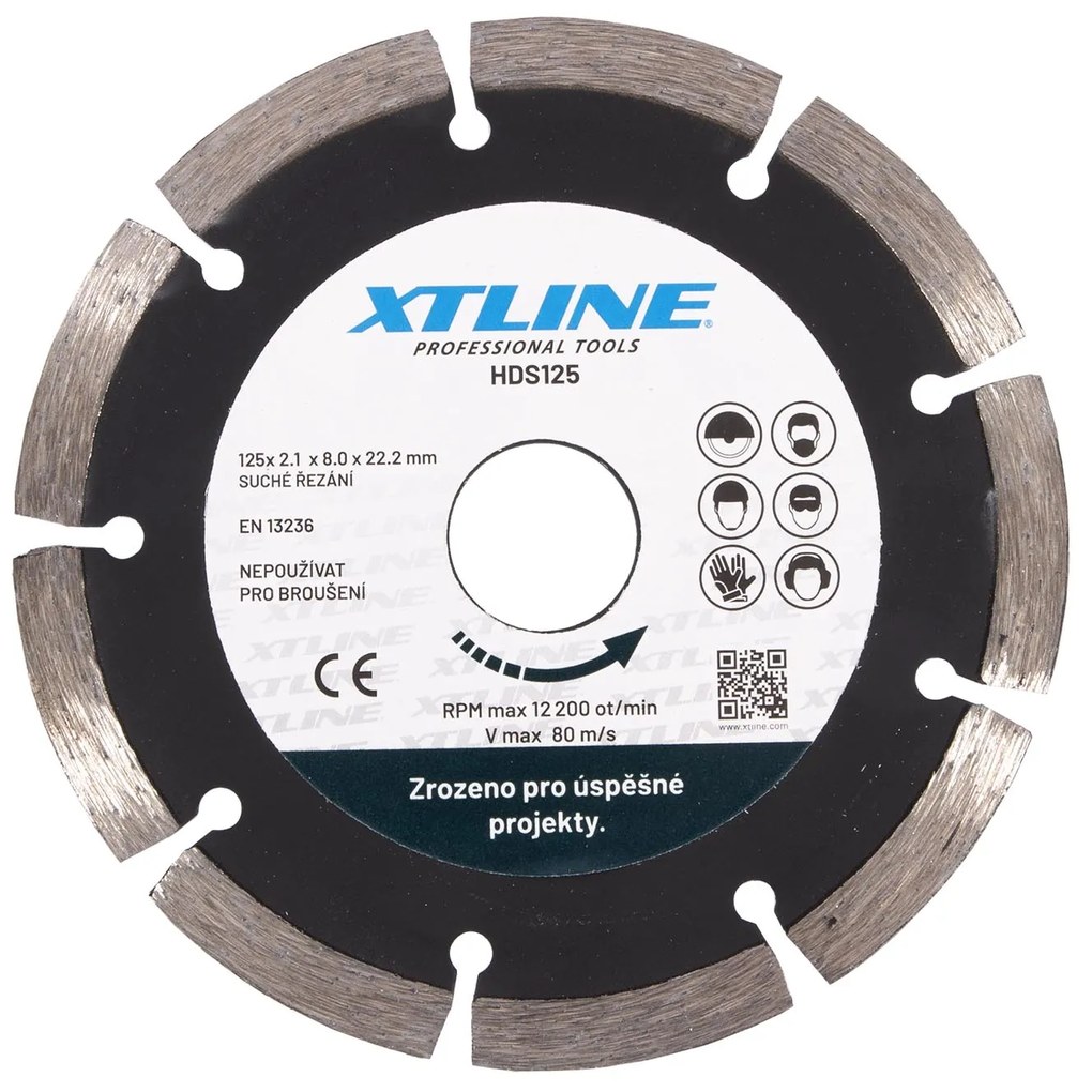 XTline Segmentový diamantový kotúč - 230x2,7x22,2 mm