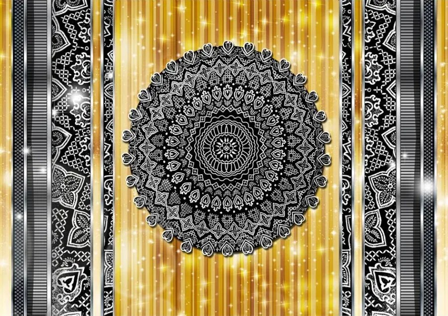 Manufakturer -  Tapeta mandala in gold