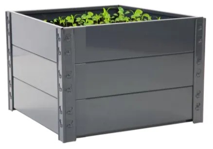 Trestles Kovová vyvýšená posteľ Lil - čierna