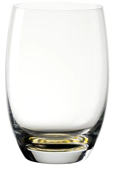 Poháre tumbler 460 ml so žltým špirálovým dnom 6 ks — Optima Glas Lunasol - 322867
