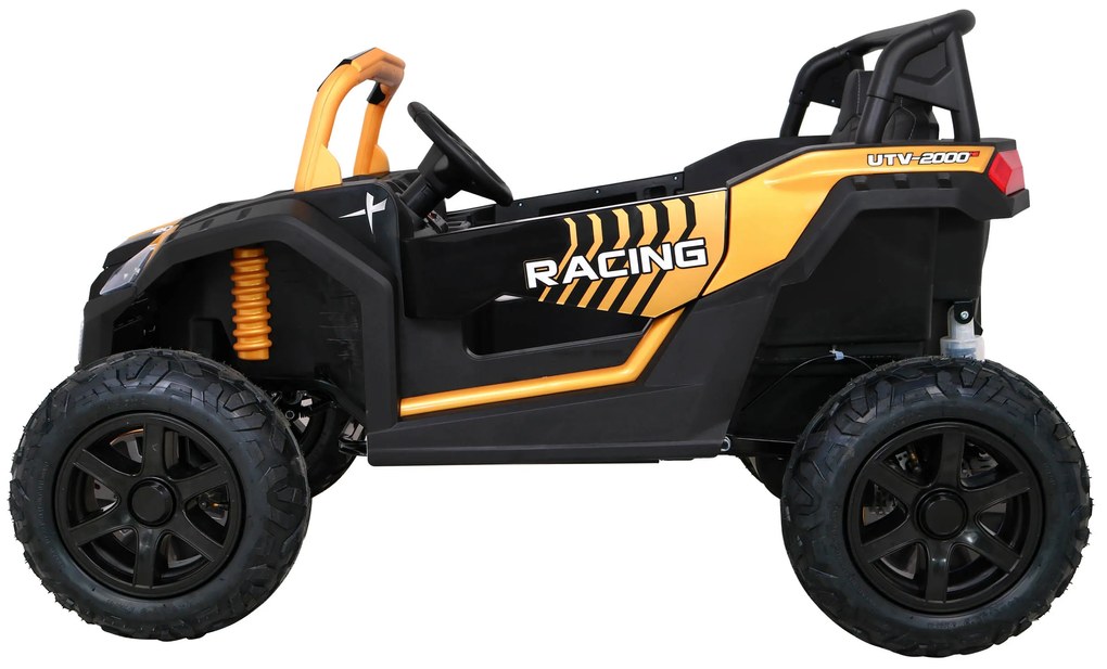 RAMIZ ELEKTRICKÉ AUTÍČKO BUGINA Elektrická bugina ATV STRONG Racing 4x4 Buggy Zlatá 180 W, 24V, 24V14Ah, 2023