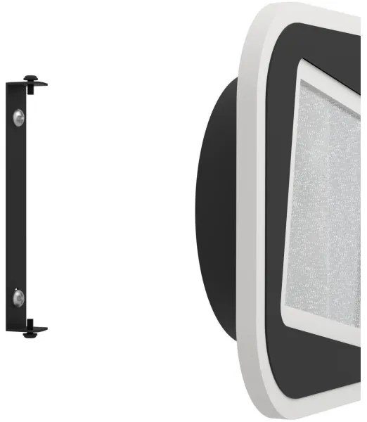 Eglo 901239 - LED Nástenné svietidlo MACCHIONI LED/12W/230V 4000K čierna