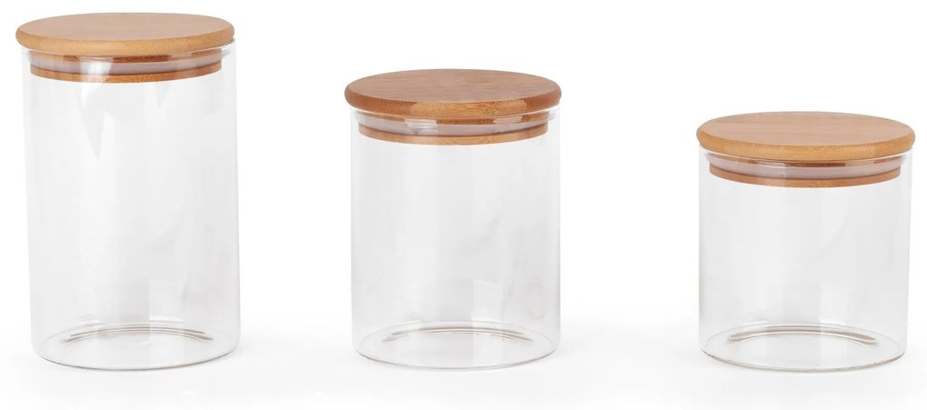 SADA SKLENENÝCH DÓZ (01) 680/800/1000 ML