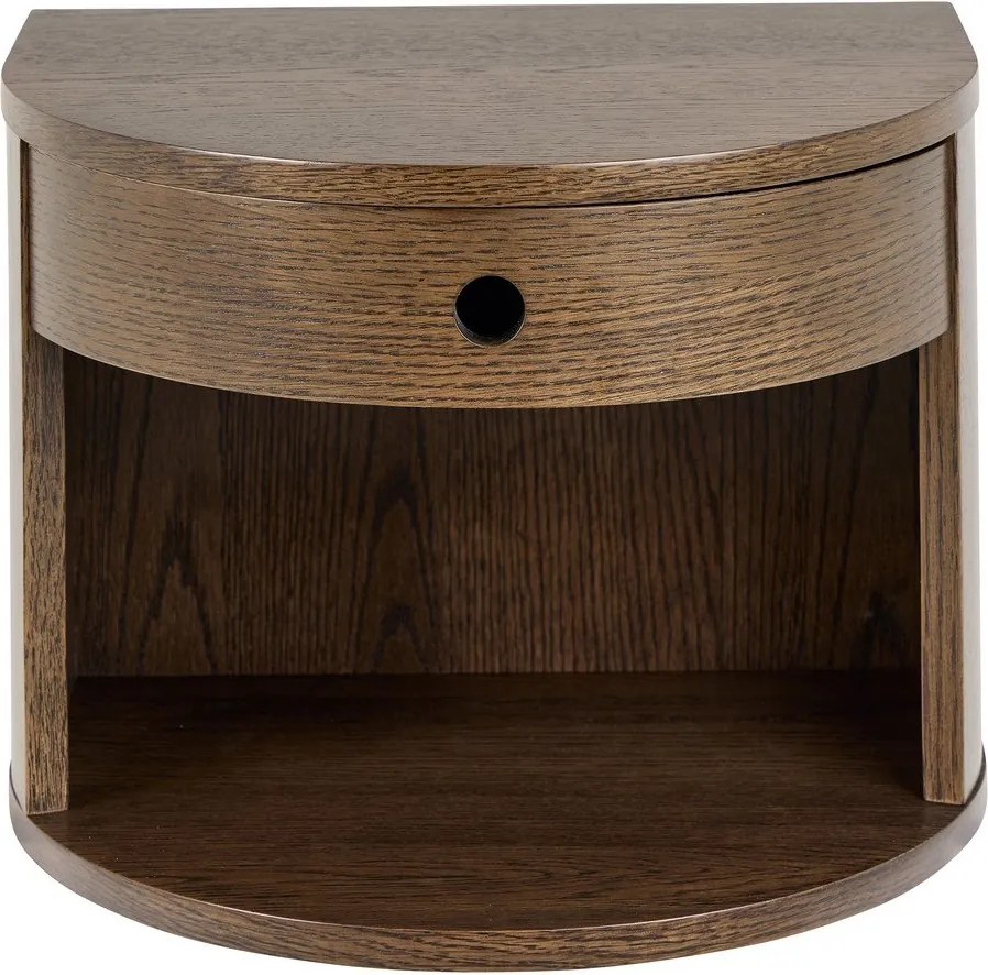 Nočný stolík v dekore duba v tmavoprírodnej farbe Paron – Actona