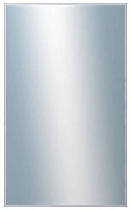DANTIK - Zrkadlo v rámu, rozmer s rámom 60x100 cm z lišty Hliník strieborná drásaná (7269218)