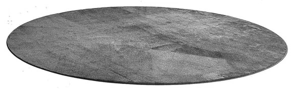 Okrúhly koberec ROBIN, Ø 3500 mm, svetlošedý