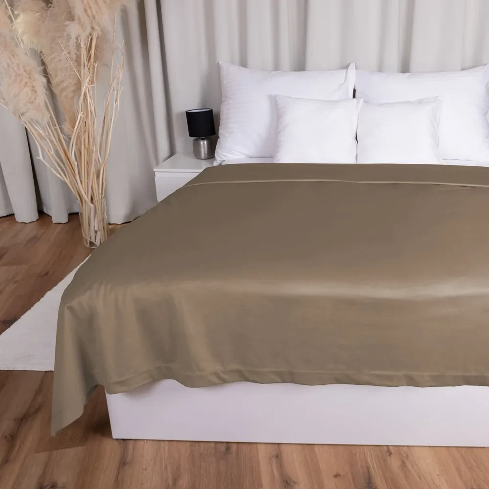 Biante Zamatový prehoz na posteľ Velvet Prémium SVP-034 Kávovo hnedý 140x200 cm