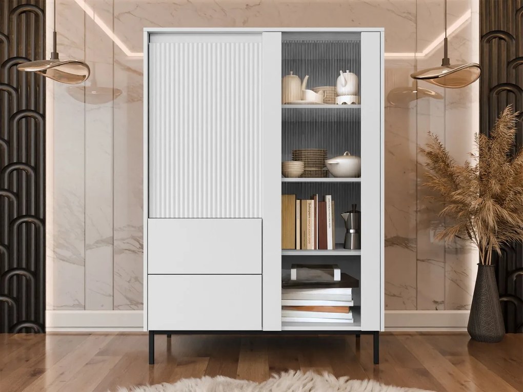 Vitrína Samker 2D2S, Farby: biela