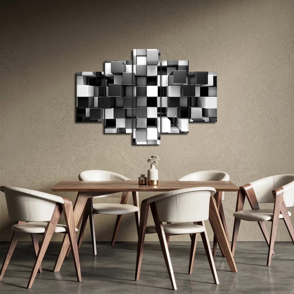 Obraz - Kocky (150x105 cm)