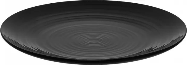 Lunasol - Tanier plytký Coupe Spiral čierny 28 cm – Gaya (451903)