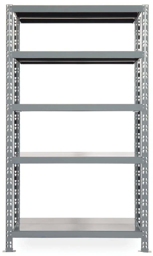 Policový regál 1800x1200x600 mm, 5 políc, nosnosť police 300 kg, prídavný