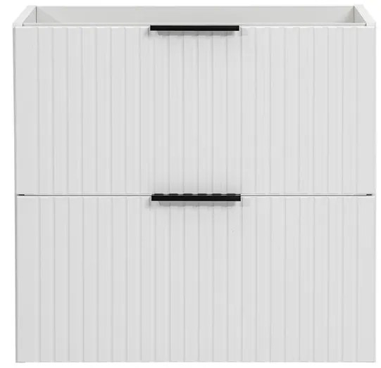 Závěsná skříňka pod umyvadlo Casad s deskou 140 cm bílá/dub artisan