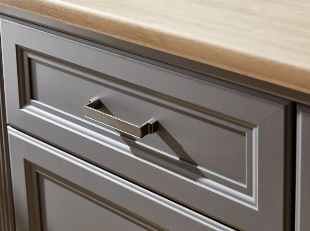 Komoda so zásuvkami Jasmin, grafit/dub