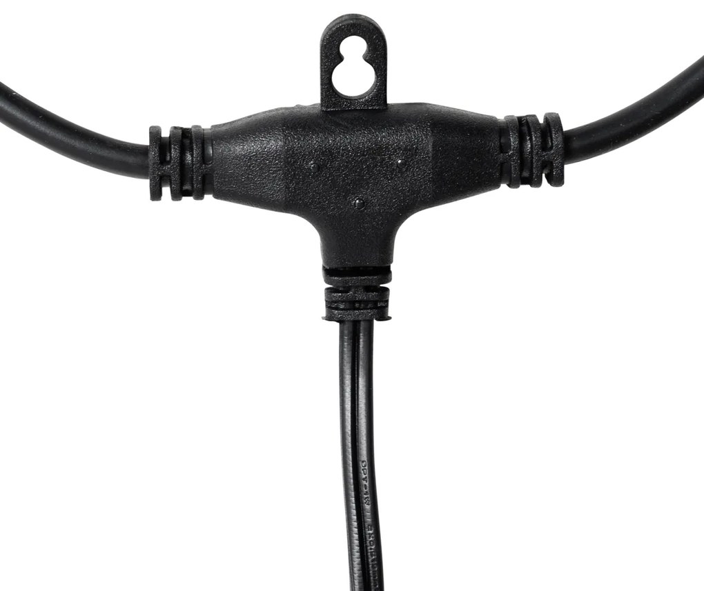 Vonkajšie svetelné reťaze 10 m vrátane LED 10 svetiel Solárne - Russell