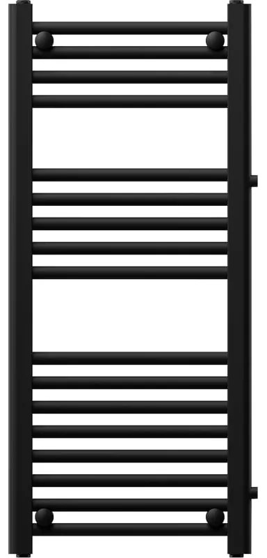 Mexen Mars, vykurovacie teleso 900 x 400 mm, 309 W, bočné pravé a spodné pripojenie, čierna, W110-0900-400-00-70-S