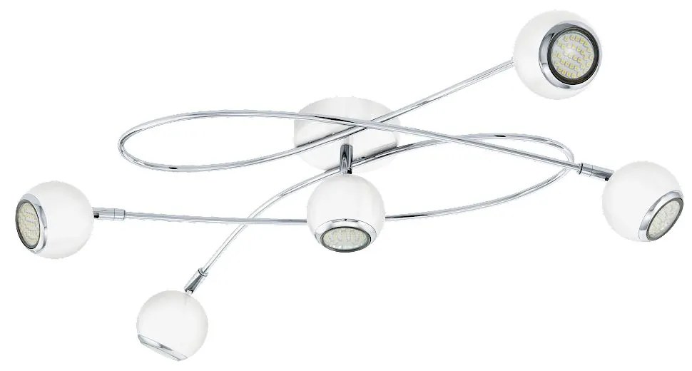 Moderné svietidlo EGLO LOCANDA chrome/white 94252