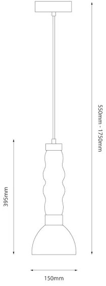LED Luster na lanku LUCCO LED/13W/230V pr. 15 cm zlatá