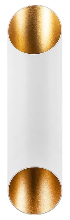 Nástenná lampa Cut biela/zlatá