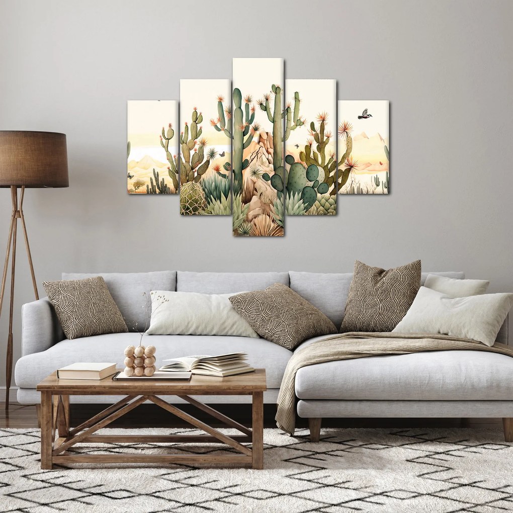 Obraz - Púšť, aquarel (150x105 cm)
