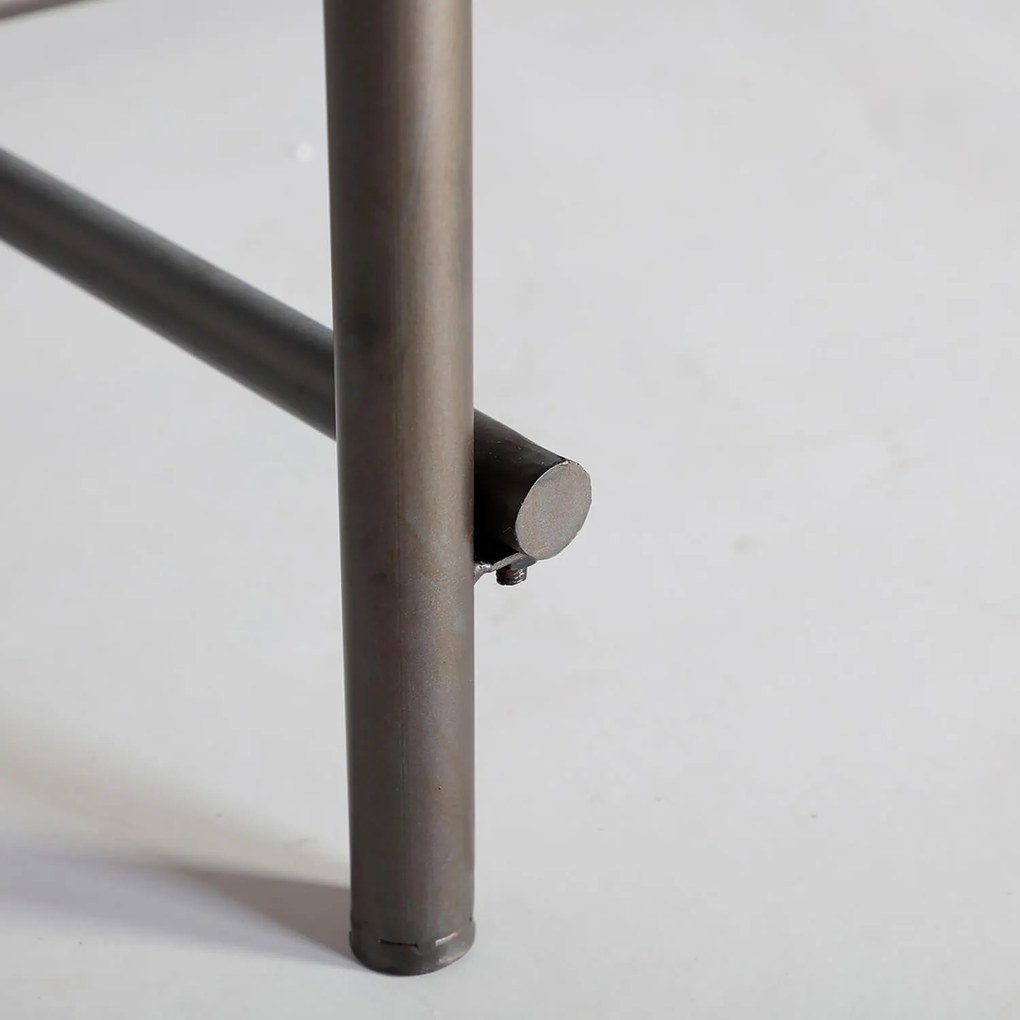 Pracovný stôl cebric 120 x 50 cm sivý MUZZA