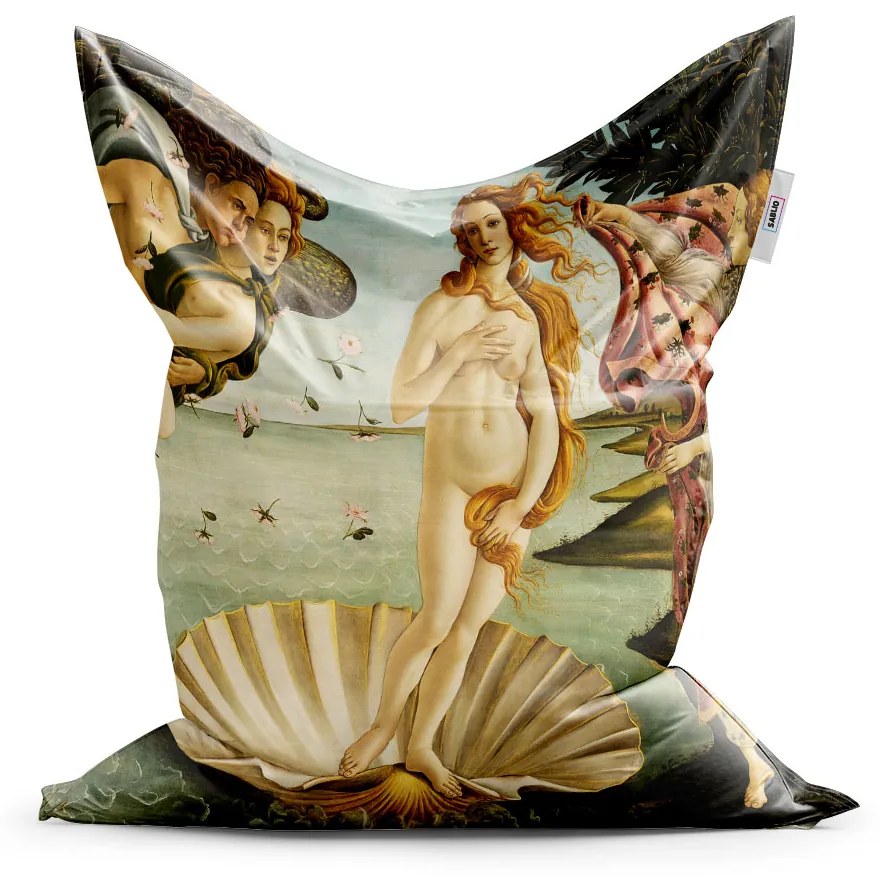 Sablio Sedací vak Zrodenie Venuše - Sandro Botticelli - 150x100 cm