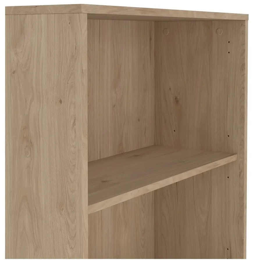 Knižnica v dekore duba v prírodnej farbe 80x205 cm Sign – Tvilum