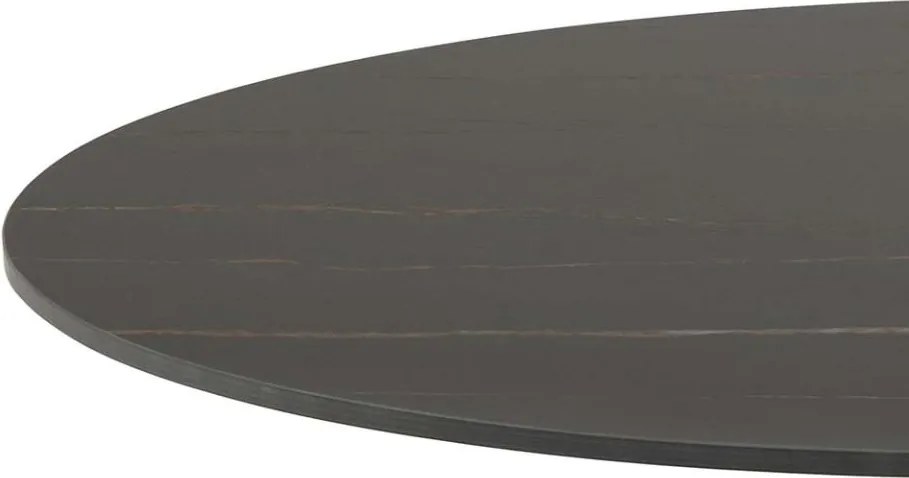 Okrúhly jedálenský stôl Malta 90 cm čierny