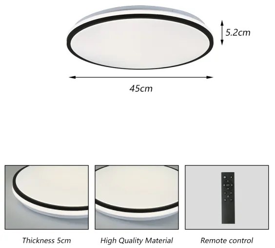 Brilagi - LED Stmievateľné svietidlo SMART LED/36W/230V pr. 45 cm Wi-Fi Tuya + DO