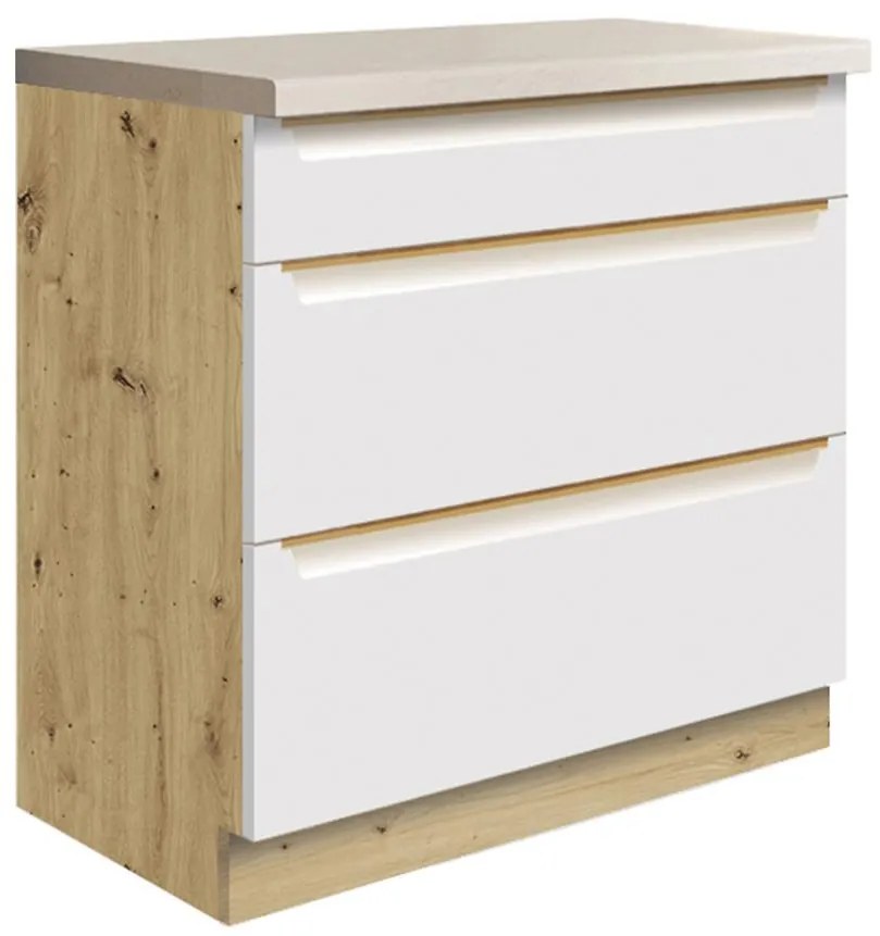 Skrinka do kuchyne Glamour 22d White