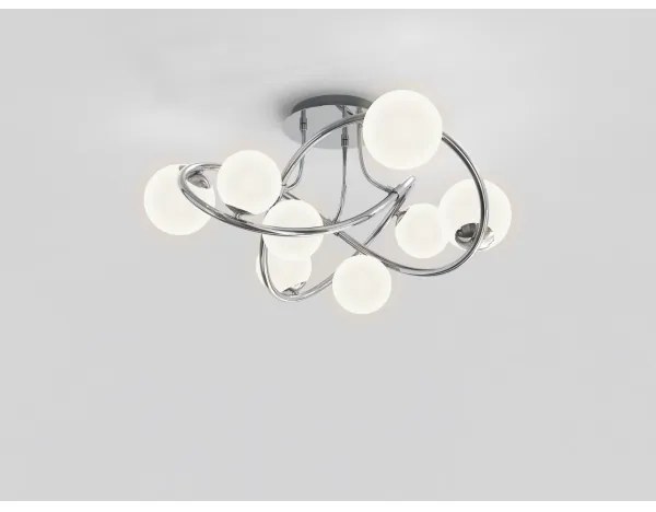 Wofi 9014-807 - LED Prisadený luster NANCY 8xG9/3,5W/230V lesklý chróm