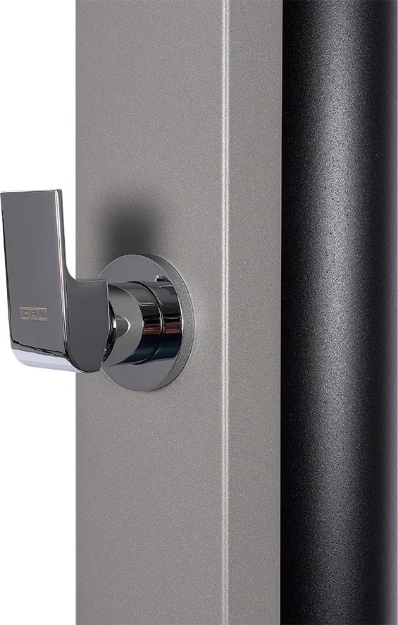 Royce Solárna sprcha WATERMIXER RT ŠEDÉ ALUMINIUM